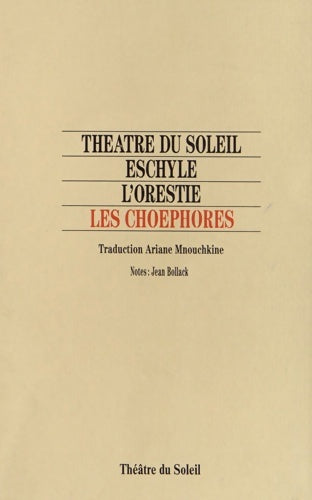 Livrenpoche : Les choéphores - Eschyle - Livre