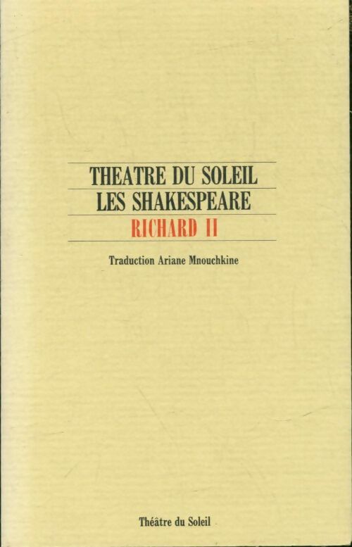 Livrenpoche : Richard II - William Shakespeare - Livre