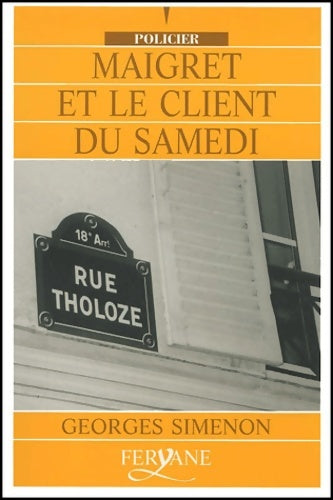 Livrenpoche : Maigret et le client du samedi - Georges Simenon - Livre