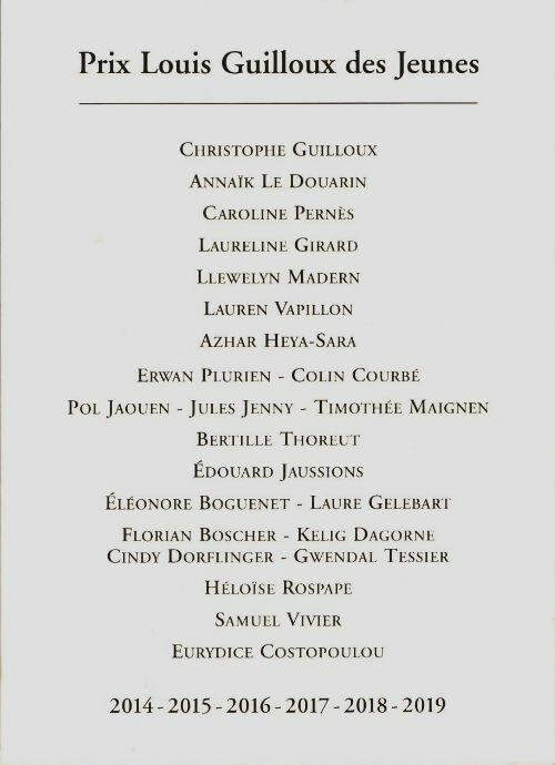 Livrenpoche : Prix Louis Guilloux des jeunes - Collectif - Livre