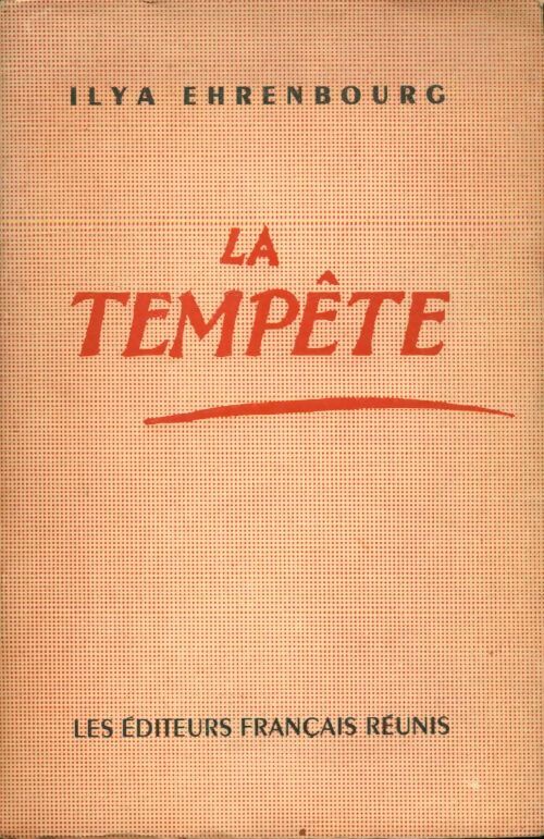Livrenpoche : La tempête - Ilya Ehrenbourg - Livre