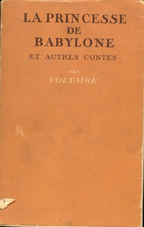 Livrenpoche : La Princesse de Babylone et autres contes - Voltaire - Livre