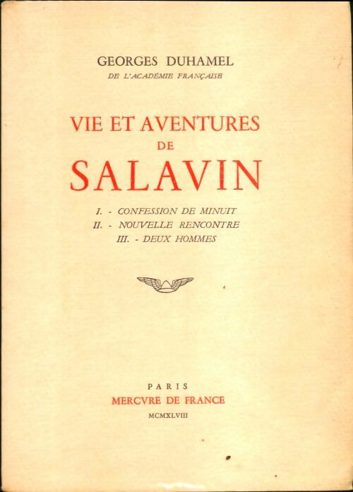 Livrenpoche : Vie et aventures de Salavin Tome I - Georges Duhamel - Livre