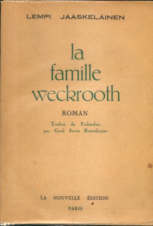 Livrenpoche : La famille Weckrooth - Lempi Jääskeläinen - Livre