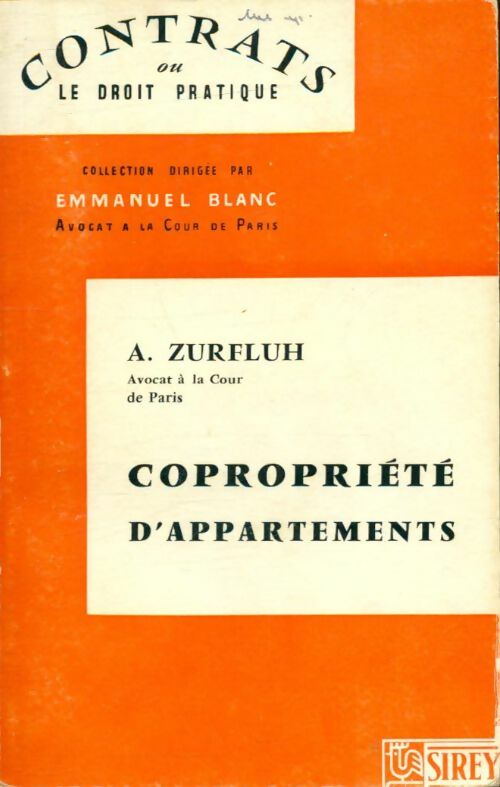 Livrenpoche : Copropriété d'appartements - Emmanuel Blanc - Livre