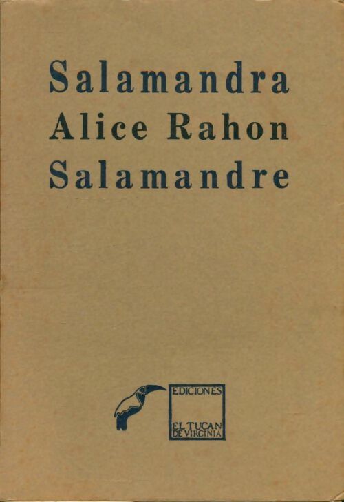 Livrenpoche : Salamandra - Alice Rahon - Livre