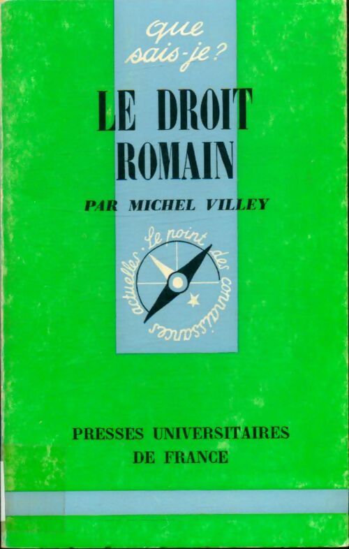 Livrenpoche : Le droit romain - Michel Villey - Livre