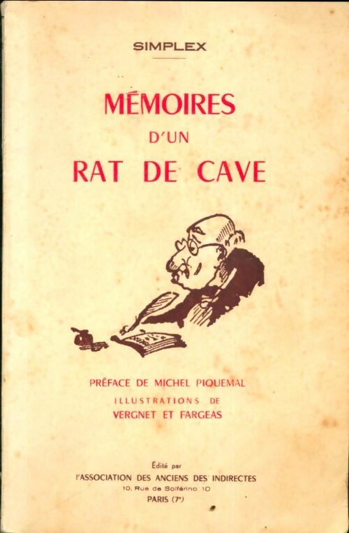 Livrenpoche : Mémoires d'un rat de cave - Simplex - Livre
