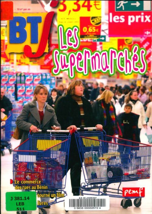 Livrenpoche : BTJ n°511 : Les supermarchés - Collectif - Livre