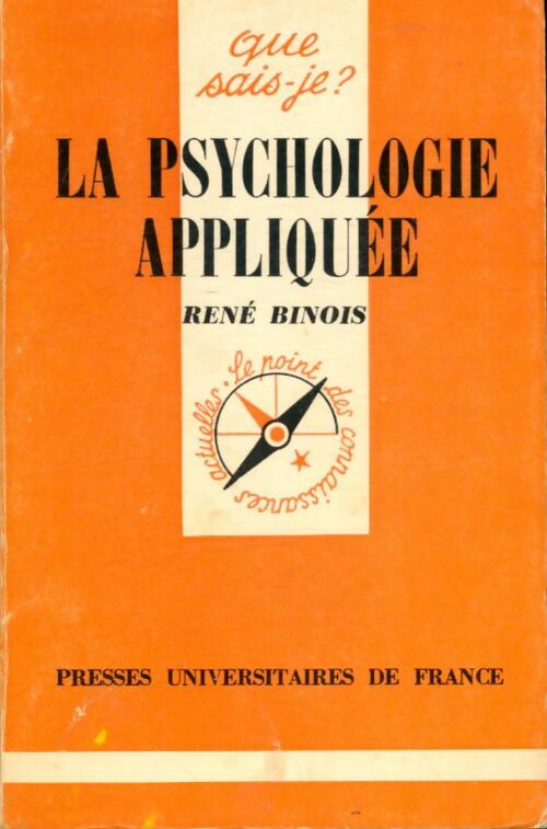 Livrenpoche : La psychologie appliquée - René Binois - Livre