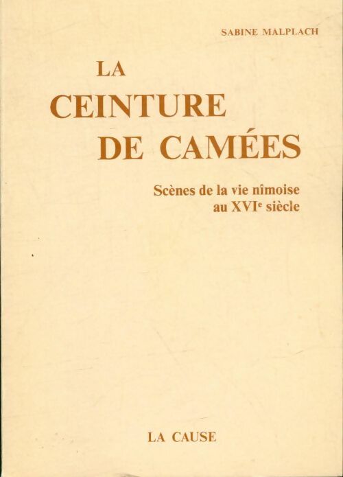 Livrenpoche : La ceinture de camées - Sabine Malplach - Livre