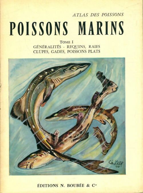 Poissons marins Tome I - Paul Bougis -  Boubée poche - Livre