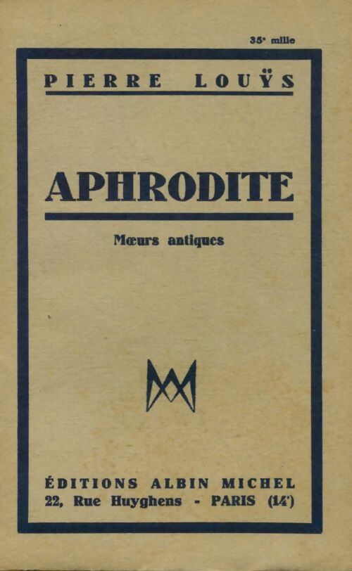 Livrenpoche : Aphrodite - Pierre Louÿs - Livre