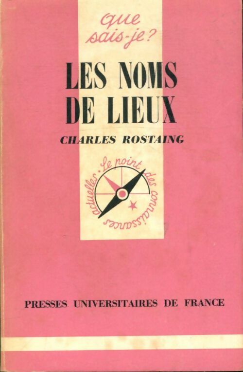 Livrenpoche : Les noms de lieux - Charles Rostaing - Livre