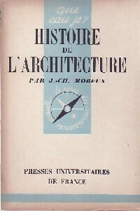 Livrenpoche : Histoire de l'architecture - Jean-Charles Moreux - Livre