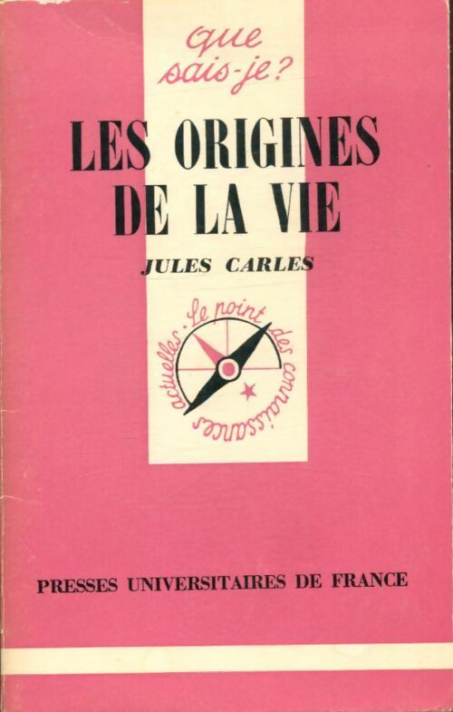 Livrenpoche : Les origines de la vie - Jules Carles - Livre