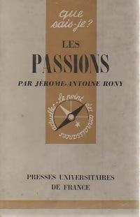 Livrenpoche : Les passions - Jean-Antoine Rony - Livre