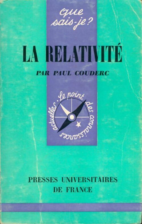 Livrenpoche : La relativité - Paul Couderc - Livre
