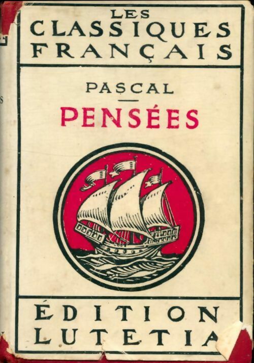 Livrenpoche : Pensées - Pascal - Livre