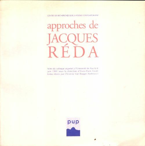 Livrenpoche : Approches de Jacques Reda. Actes du colloque - Collectif - Livre