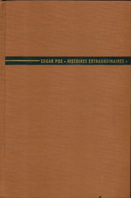 Livrenpoche : Histoires extraordinaires - Edgar Poë - Livre