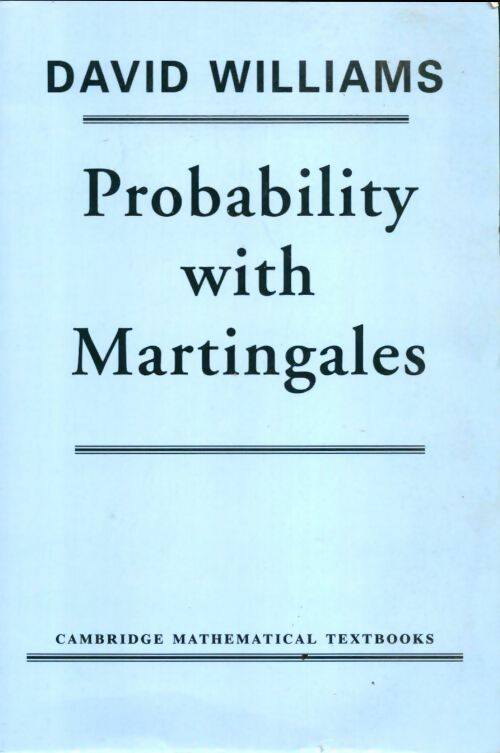 Livrenpoche : Probability with martingales - David Williams - Livre