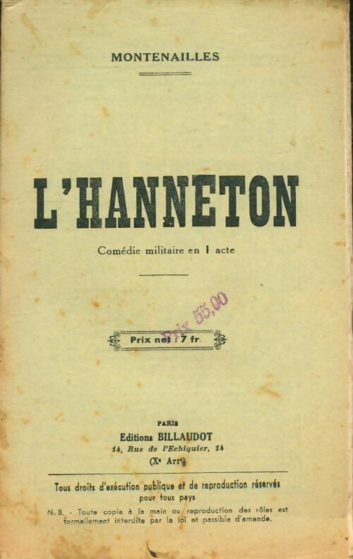 Livrenpoche : L'hanneton - Montenailles - Livre