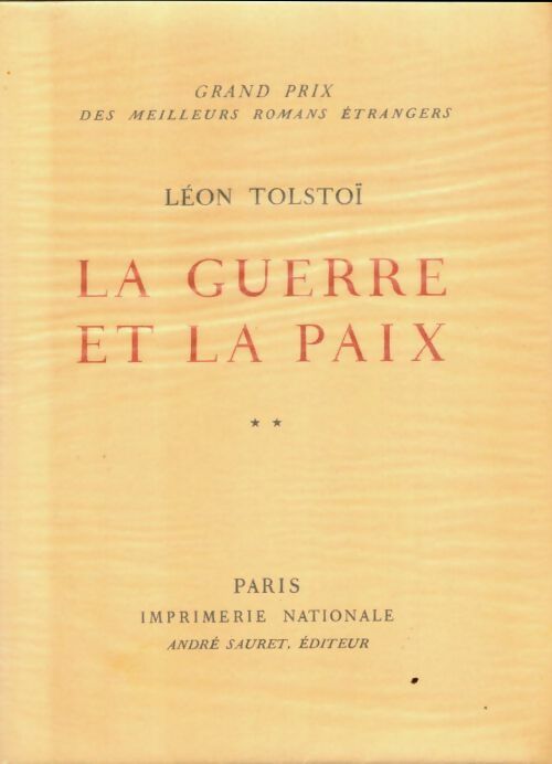 Livrenpoche : La guerre et la paix Tome II - Comte Léon L. Tolstoï - Livre