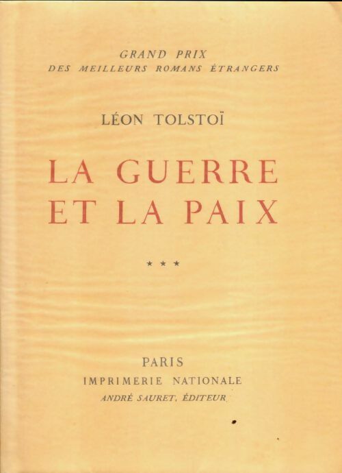 Livrenpoche : La guerre et la paix Tome III - Comte Léon L. Tolstoï - Livre