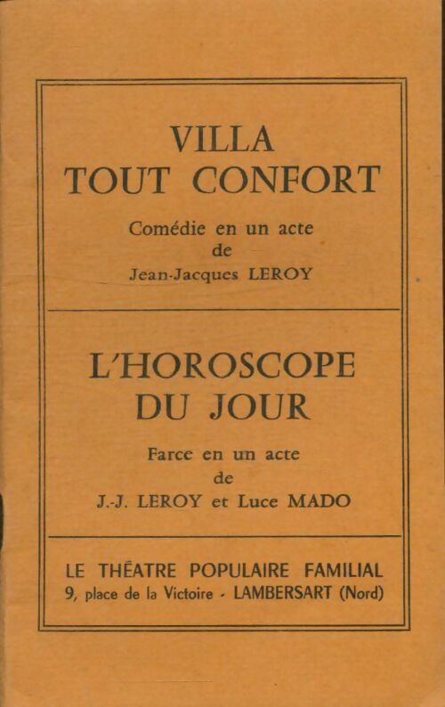 Livrenpoche : Villa tout confort / L'horoscope du jour - Collectif - Livre