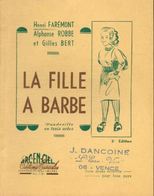 Livrenpoche : La fille à barbe - Collectif - Livre