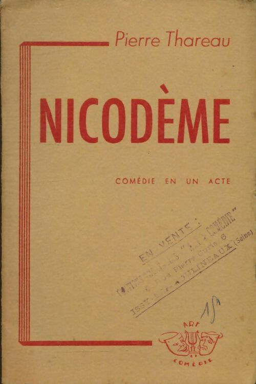 Livrenpoche : Nicodème - Pierre Thareau - Livre