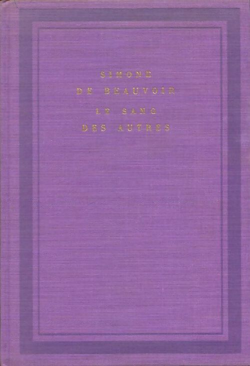 Livrenpoche : Le sang des autres - Simone De Beauvoir - Livre
