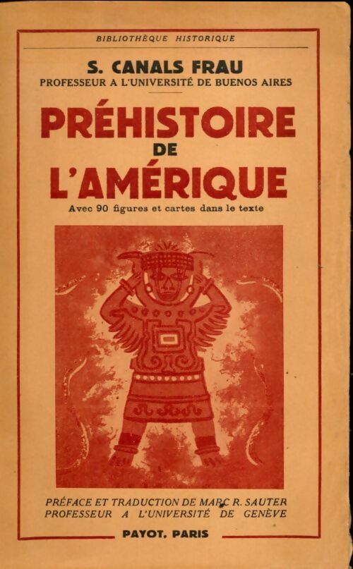 Livrenpoche : Préhistoire de l'Amérique - S Canals Frau - Livre
