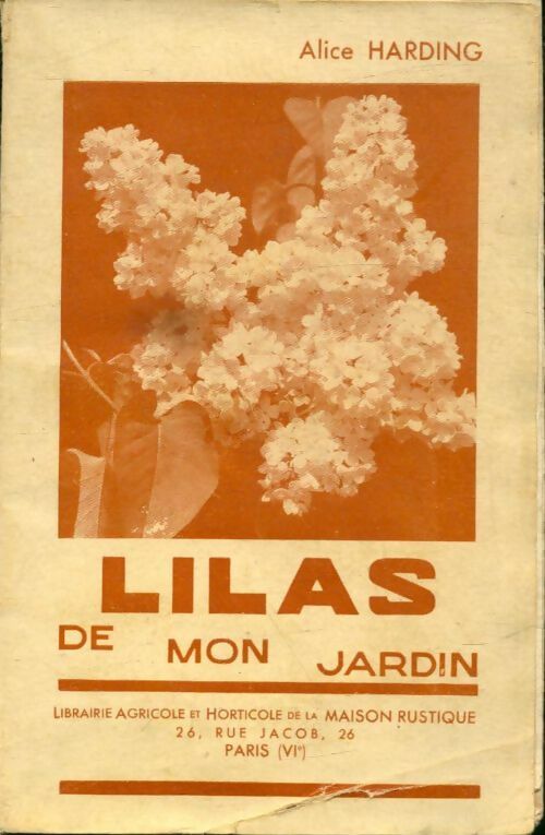 Livrenpoche : Lilas de mon jardin - Alice Harding - Livre