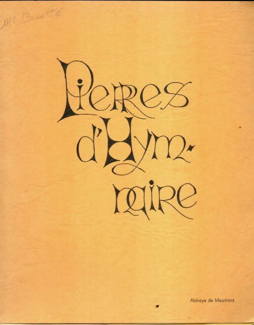 Livrenpoche : Pierres d'hymnaire - Collectif - Livre