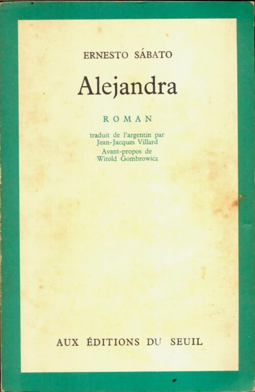 Livrenpoche : Alejandra - Ernesto Sabato - Livre