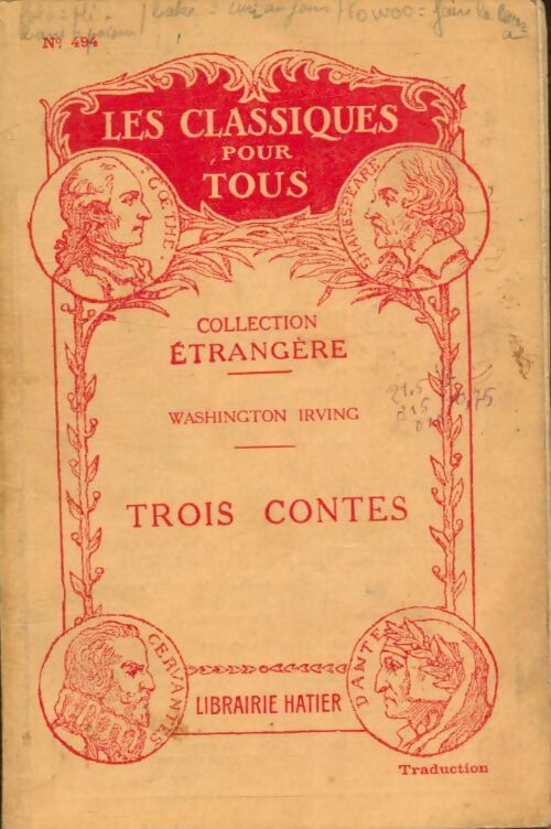 Livrenpoche : Trois contes - Washington Irving - Livre