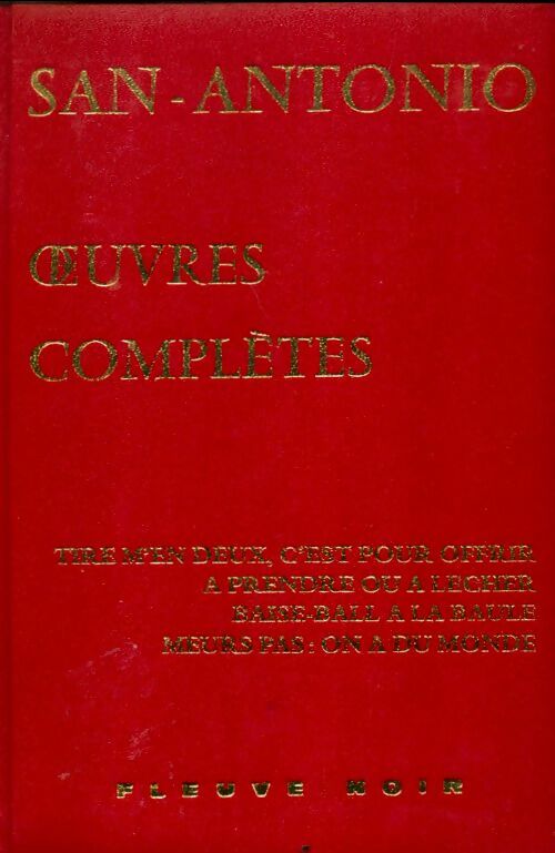Livrenpoche : Oeuvres complètes Tome XXII - San-Antonio - Livre