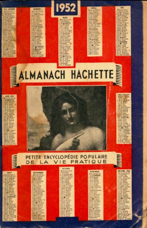 Livrenpoche : Almanach Hachette 1952 - Collectif - Livre