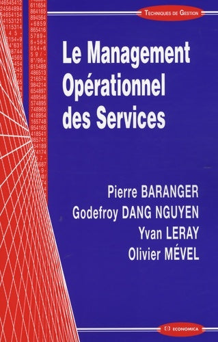 Livrenpoche : Le management opérationnel des services - Pierre Baranger - Livre