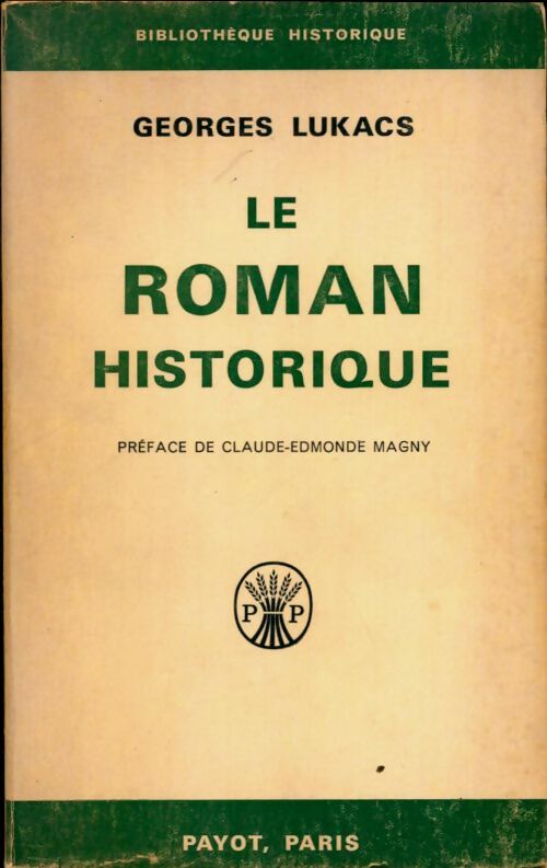 Livrenpoche : Le roman historique - Georges Lukacs - Livre