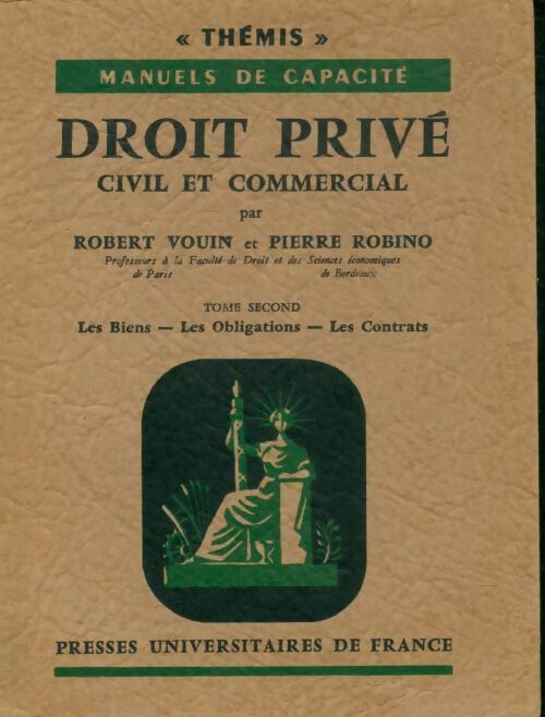 Livrenpoche : Droit privé civil et commercial Tome II - Pierre Robert; Robino - Livre