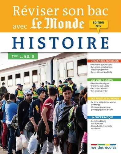 Livrenpoche : Réviser son bac avec le Monde : Histoire 2017 - Collectif - Livre