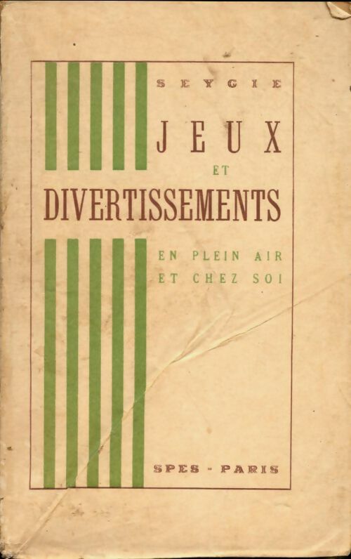 Livrenpoche : Jeux et divertissement en plein air et chez soi - Seygie - Livre