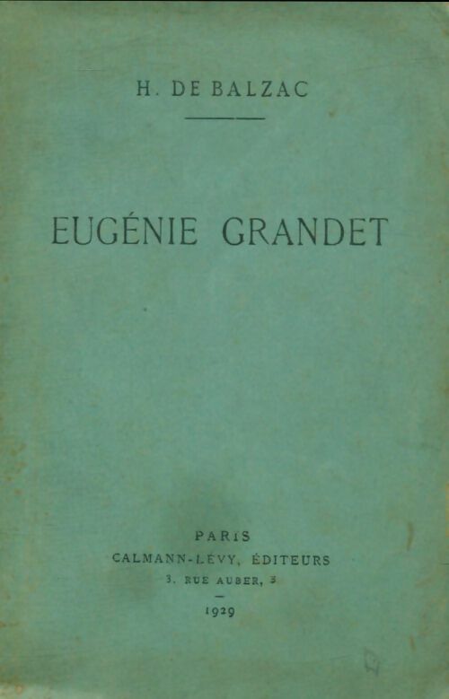 Livrenpoche : Eugénie Grandet - Honoré De Balzac - Livre