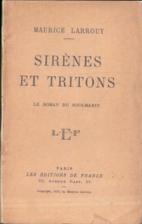 Livrenpoche : Sirènes et tritons - Maurice Larrouy - Livre