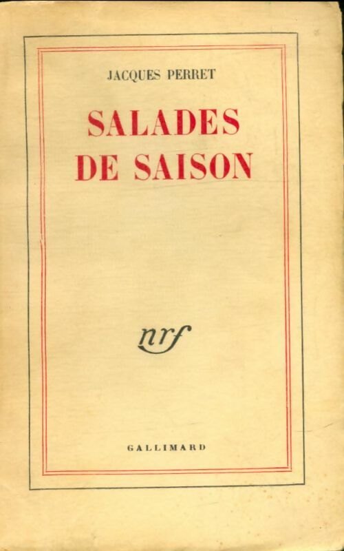 Livrenpoche : Salades de saison - Jacques Perret - Livre