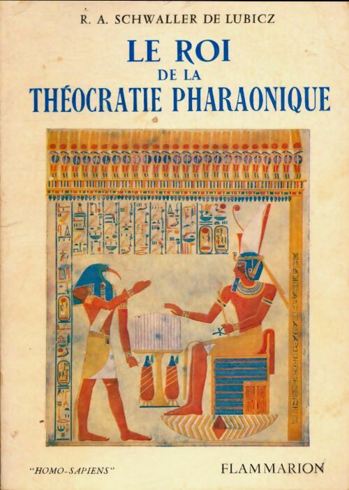 Livrenpoche : Le roi de la théocratie pharaonique - R.A. Schwaller de Lubicz - Livre