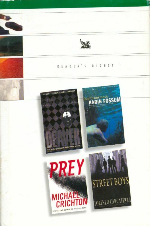 Livrenpoche : The vanished man / Don't look back / Prey / Street boys - Collectif - Livre